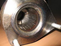 Пламегаситель, вид изнутри